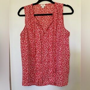 J. Crew Sleeveless Tie-Neck Top